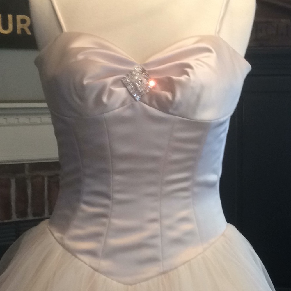 Justin Alexander Sweetheart Gown and Veil. - Picture 13 of 13